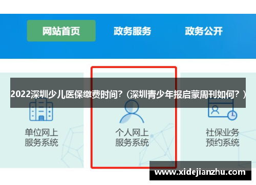 2022深圳少儿医保缴费时间？(深圳青少年报启蒙周刊如何？)